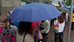 В Киеве прошел первый с начала полномасштабного вторжения России ЛГБТ-прайд В Киеве прошел первый с начала полномасштабного вторжения России ЛГБТ-прайд