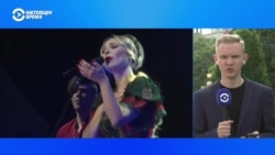 "Пелагея, спой про Алексея!" В Белграде параллельно с акцией в поддержку Навального прошел пророссийский концерт "Пелагея, спой про Алексея!" В Белграде параллельно с акцией в поддержку Навального прошел пророссийский концерт