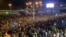 GEORGIA -- "No To Russian law" protest at Hero's' square