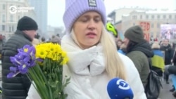 "Мы вместе с Украиной": в Риге в годовщину начала войны прошла акция против российского вторжения  "Мы вместе с Украиной": в Риге в годовщину начала войны прошла акция против российского вторжения