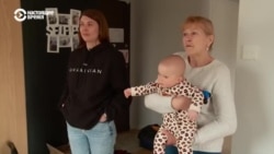 Виктория чудом уехала из оккупированной Бучи с пятимесячной дочкой на руках
 Виктория чудом уехала из оккупированной Бучи с пятимесячной дочкой на руках