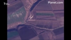 Российские окопы под Лантратовкой, Луганская область Украины Российские окопы под Лантратовкой, Луганская область Украины