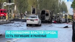 Российские ракетные обстрелы Киева утром 10 октября Российские ракетные обстрелы Киева утром 10 октября