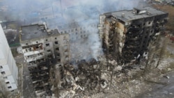 Жилой дом в поселке Бородянка Киевской области, разрушенный в результате обстрелов российской армии, 3 марта 2022 года