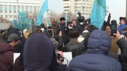 Протесты в Алматы в День независимости Казахстана Протесты в Алматы в День независимости Казахстана