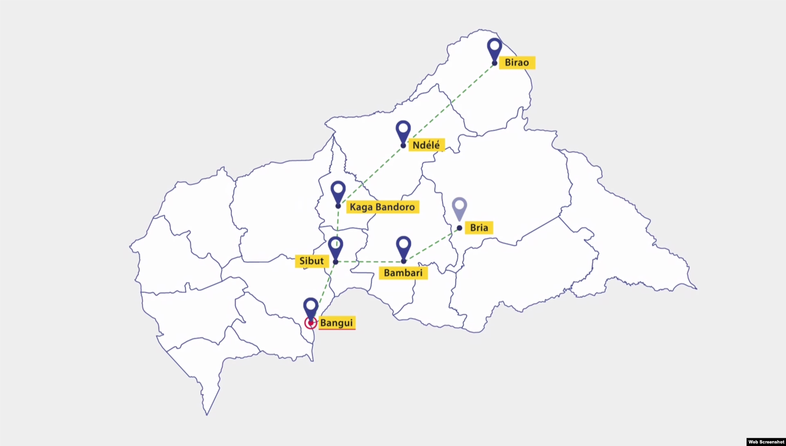 Показанный в начале фильма маршрут конвоя совпадает с местами, где грузовики попадали в кадр других медиа