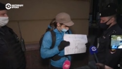 Задержание за одиночный пикет – в прямом эфире Задержание за одиночный пикет – в прямом эфире