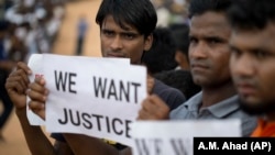 Протесты беженцев-рохинджа