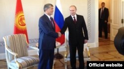 Путин встречается с президентом Киргизии 16 марта