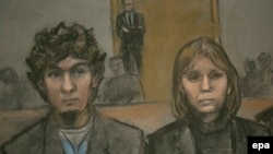 Джохар Царнаев в суде