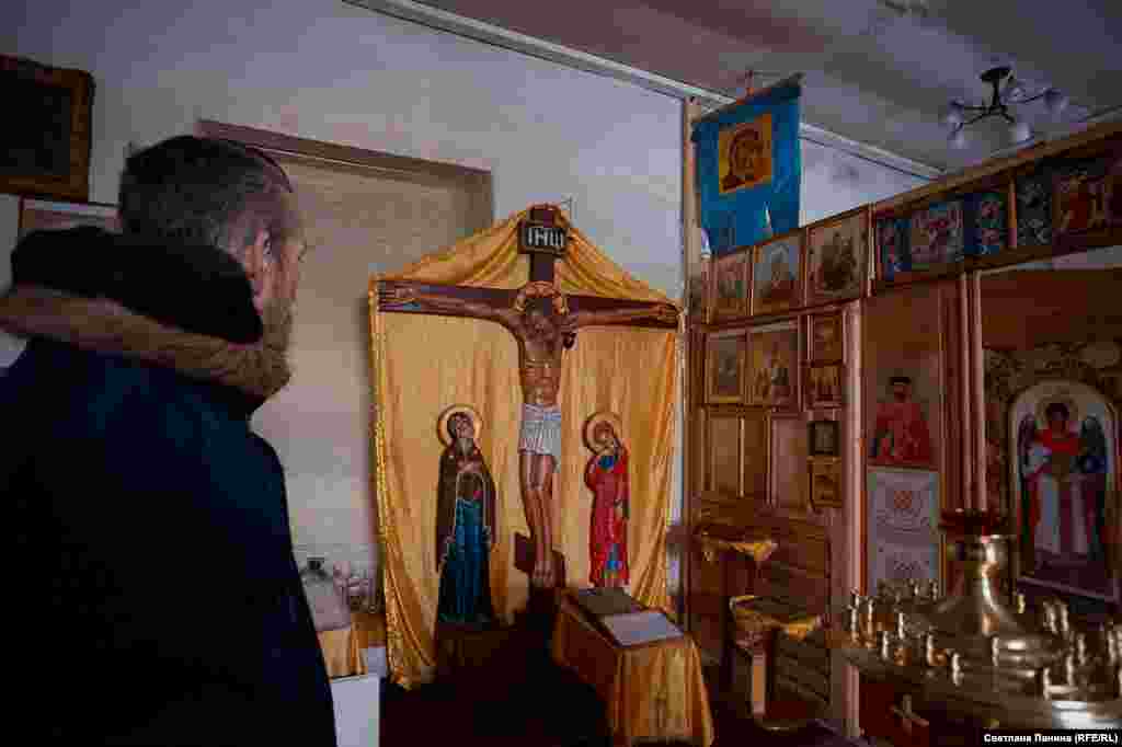 Распятье Христа. "Детище" Терентьва, которое он сотворил за девять месяцев непрерывной работы