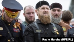 Рамзан Кадыров на параде 9 мая в Грозном