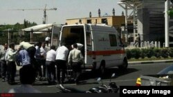 Раненые в результате нападения на парламент Ирана