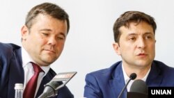 Андрей Богдан с Владимиром Зеленским