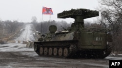 Сепаратисты в Углегорске. 9 февраля 2015