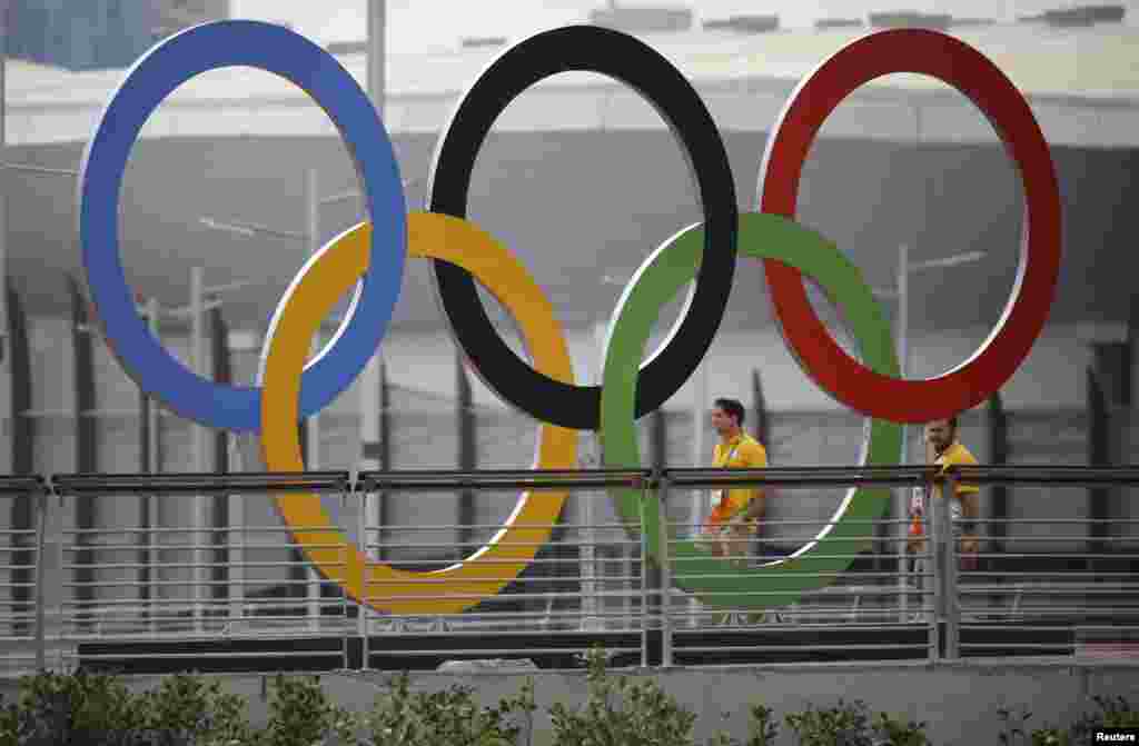 В Олимпийском парке. 