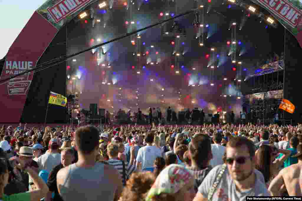 Один из концертов фестиваля "Нашествие-2015"