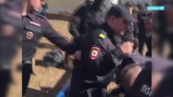 На Шиесе задерживают протестующих против строительства мусорного полигона На Шиесе задерживают протестующих против строительства мусорного полигона