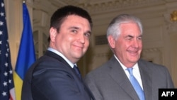 Павел Климкин и госсекретарь США Рекс Тиллерсон