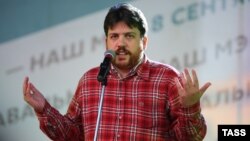 Леонид Волков, один из представителей "Парнаса" в сентябре 2013 года