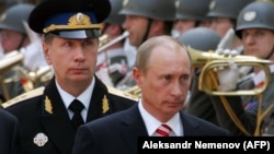 Глава Росгвардии Виктор Золотов и Владимир Путин