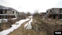 Брошенная после российско-грузинской войны деревня в Южной Осетии