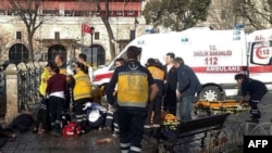 Взрыв в стамбульском районе Султанхамет 12 января