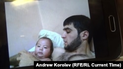 Рустам Назаров с сыном Умарали