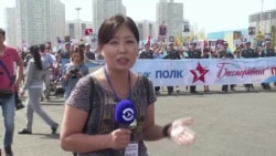 "Бессмертный полк", задержание и люди с зонтами: 9 мая в Нур-Султане "Бессмертный полк", задержание и люди с зонтами: 9 мая в Нур-Султане