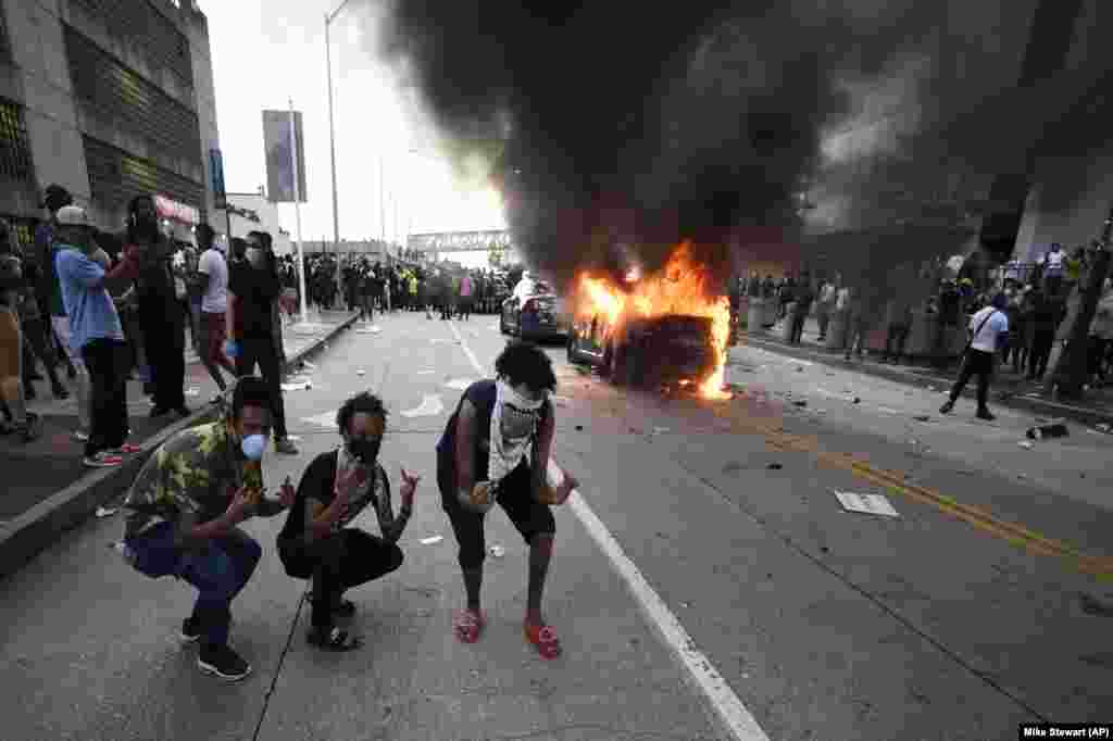 Протесты затронули также американский юг – Джорджию и особенно ее столицу Атланту