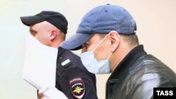 Михаил Кавтаскин на суде в 2015 году