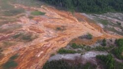 Заброшенный рудник в Левихе заливает окрестности серной кислотой Заброшенный рудник в Левихе заливает окрестности серной кислотой