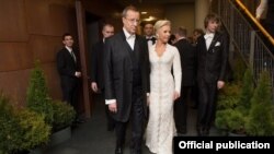 Президент Эстонии с супругой, фото Delfi.ee