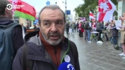 Шендерович вышел на акцию поддержки белорусов в Москве Шендерович вышел на акцию поддержки белорусов в Москве