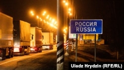 Фото из архива. Пограничный пункт на дороге Брест – Минск – Москва, 17 марта 2020 года