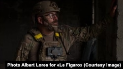 Нэйт Вэнс на передовой в Украине, фото из личного архива