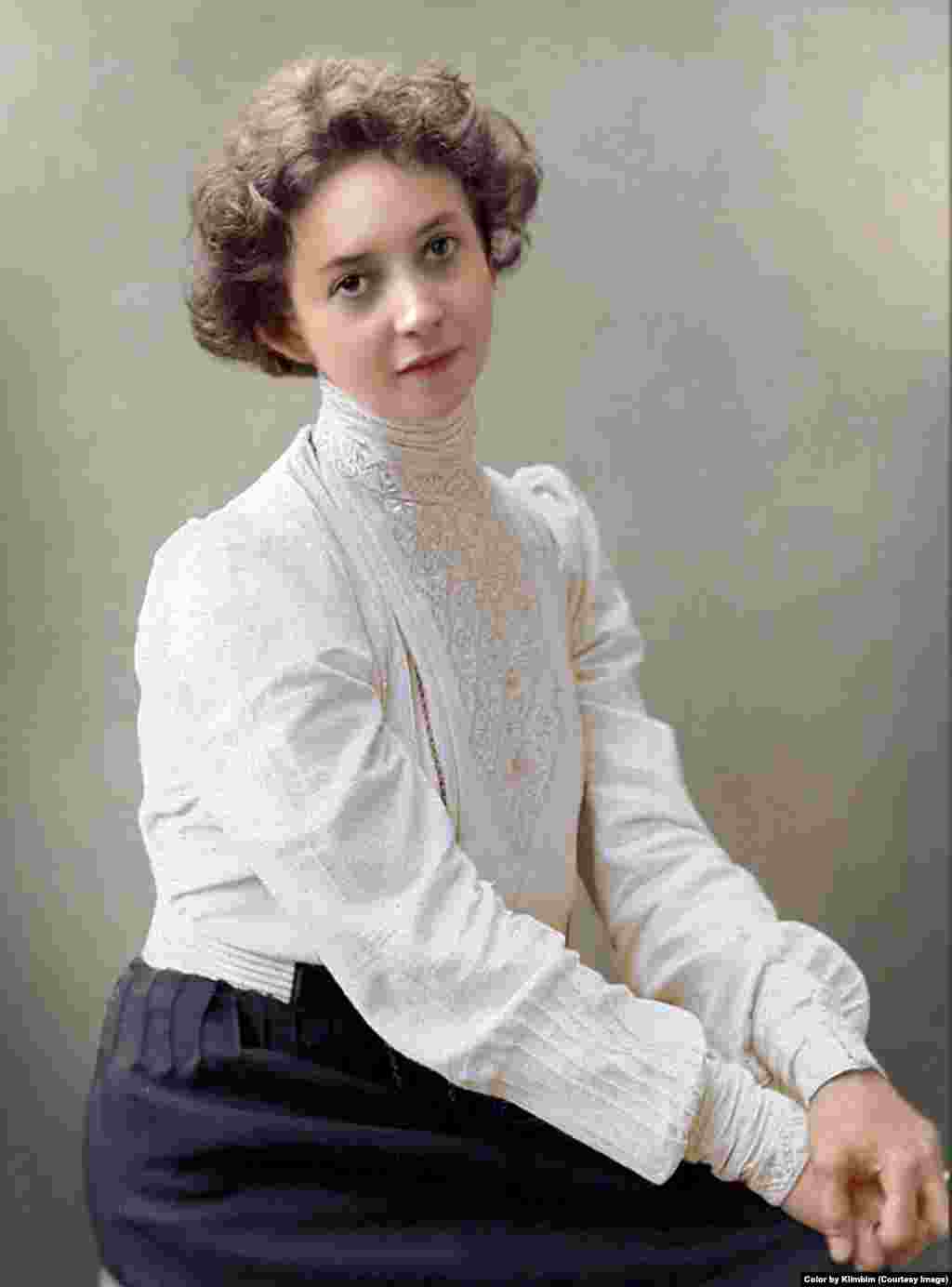 На фото – Вера Комиссаржевская, актриса, сыгравшая роль Нины в чеховской пьесе "Чайка"