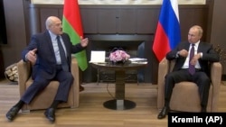 Встреча Александра Лукашенко с Владимиров Путиным в Сочи, 14 сентября 2020 года