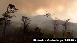 Пожар на Байкале