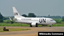 Боинг ООН (UTair) в аэропорту Джубы