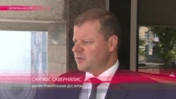 "Он прибыл в Литву и попросил убежища, у него есть действующая литовская виза" "Он прибыл в Литву и попросил убежища, у него есть действующая литовская виза"