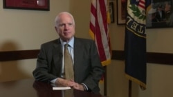 Джон Маккейн: "Надя, Хадиджа, для меня вы настоящие герои и пример для всех нас" Джон Маккейн: "Надя, Хадиджа, для меня вы настоящие герои и пример для всех нас"