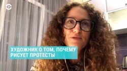 Красно-белые картины белорусского протеста художницы Анны Редько Красно-белые картины белорусского протеста художницы Анны Редько