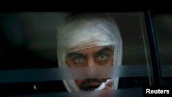 Раненый украинский солдат в госпитале в Артемовске