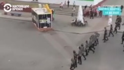 Задержания на улицах Минска 10 августа Задержания на улицах Минска 10 августа