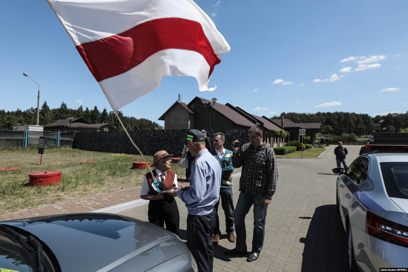 Нина Багинская в Куропатах 8 июня 2018 года. Фото: svaboda.org (RFE/RL)