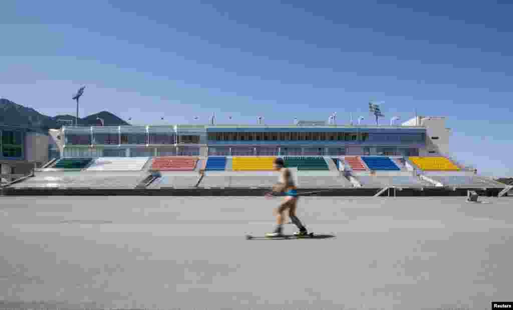 Если бы Алма-Ата получила право провести зимнюю Олимпиаду, то лыжные соревнования и состязания по биатлону прошли бы в комплексе "Акбулак"