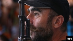 Павел Манукян, один из лидеров группы, которая захватила здание полиции