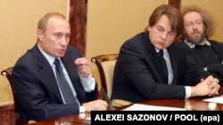 Константин Эрнст на встрече с Владимиром Путиным