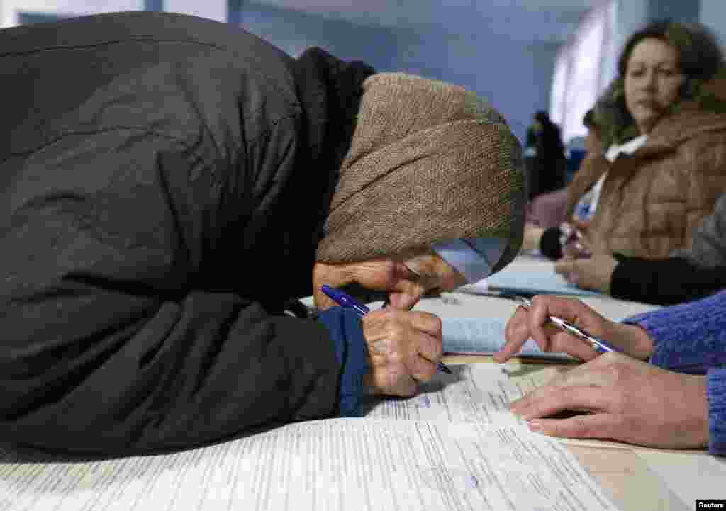 Голосование в Славянске